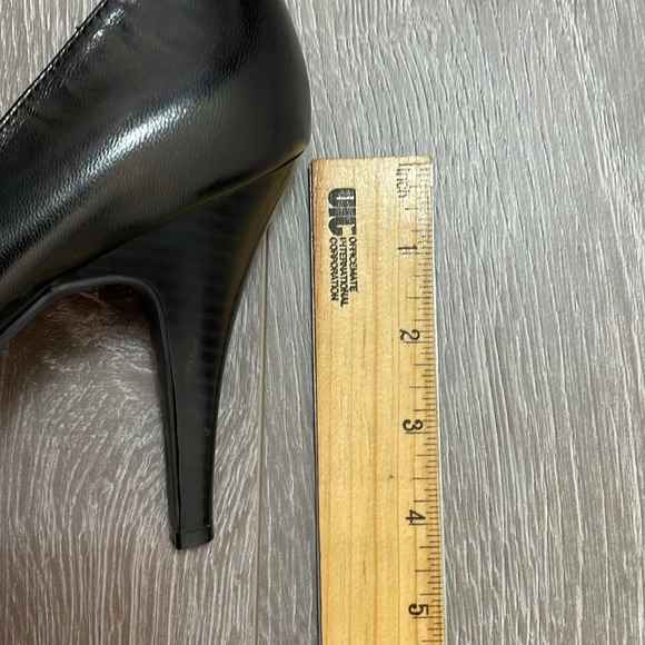 Alfani Maddy Leather Platform Pumps Heels Black 9.5M - Picture 9 of 15
